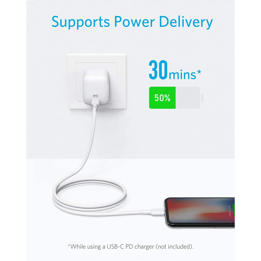 Anker USB Type C to Lightning Connector, Model A8663 - 1.8m