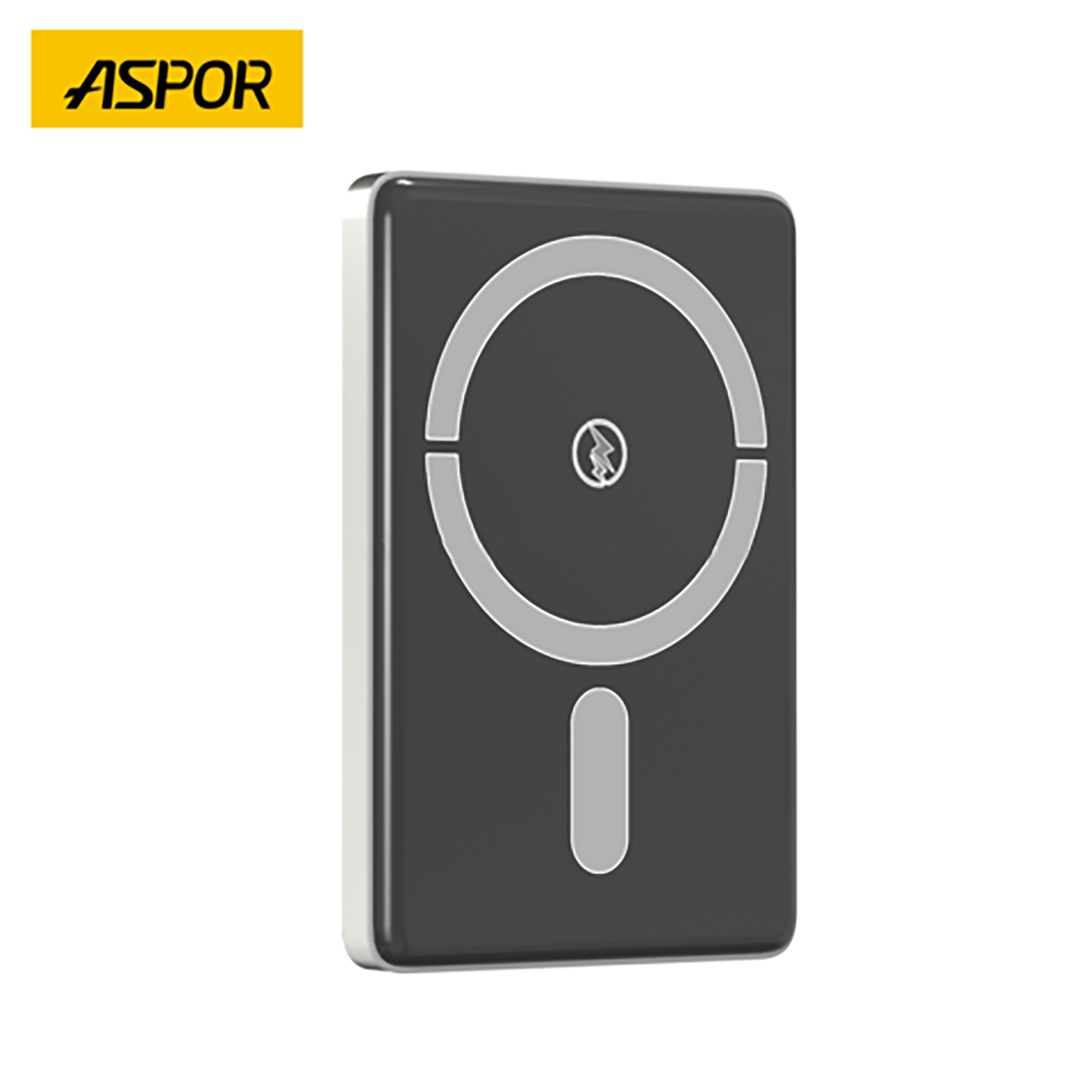 Aspor A381 Wireless Magnetic Portable 5000 mAh Power bank