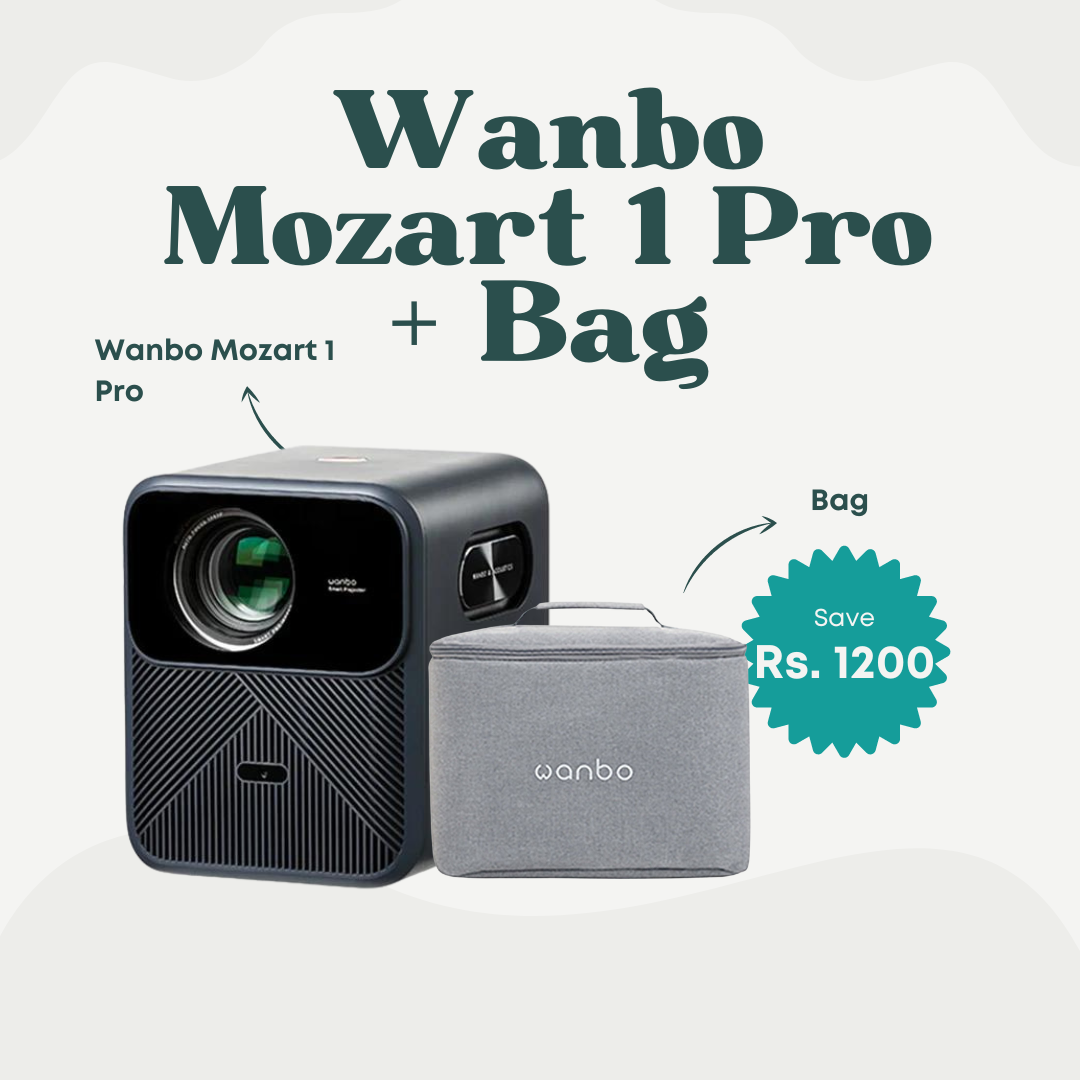 Wanbo Mozart 1 Pro Projector + Case Bundle