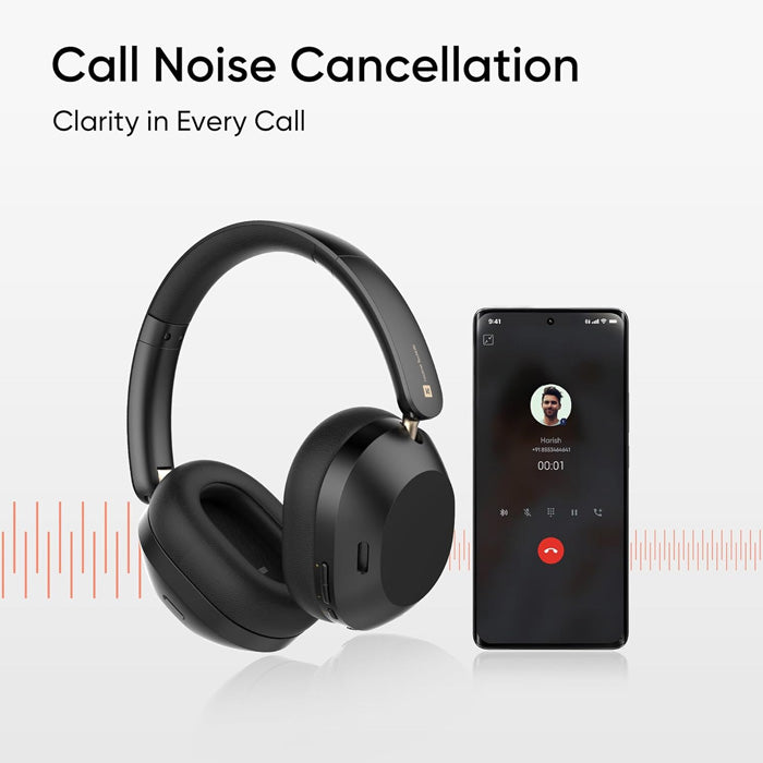 Cuffie Over-ear Realme Techlife Studio H1 – Bianche, Suono Bilanciato, Design Moderno