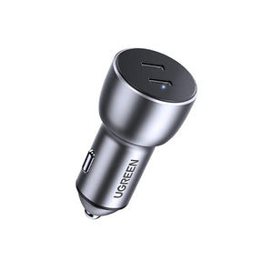 UGREEN 60W Dual Type-C Port PD Fast Car Charger (70594)