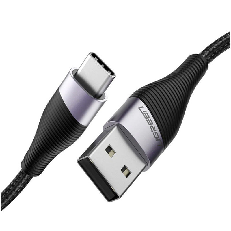 UGREEN USB 2.0 To USB-C MM Cable Braided 0.5m - 60204