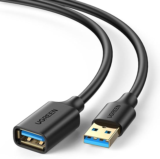 UGREEN USB 3.0 Extension Male Cable 2m (Black) 10373