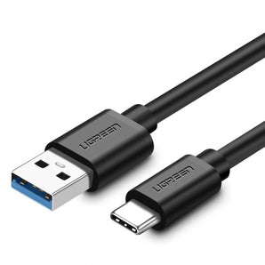 UGREEN USB 3.0 A Male to Type C පිරිමි කේබල් නිකල් ප්ලේටින් මීටර් 1.5 (20883)